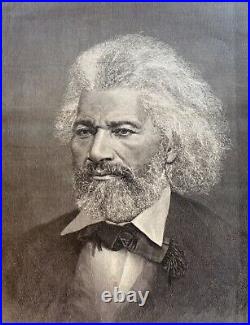 Frederick Douglass Cover Portrait In Original Full Issue Of Harpers Weekly