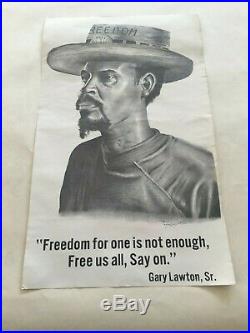 Free Soledad, Angela Davis, Black Panther Party, Civil Rights Freedom Poster