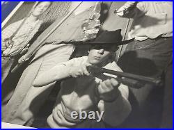 Funny Sword Rifle OOAK Original 1950s Vintage 8x10 Clayton Photos Cleveland Ohio