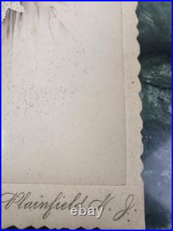 GORGEOUS VICTORIAN AFRICAN AMERICAN YOUNG WOMAN CABINET CARD Fisher & Monfort NJ