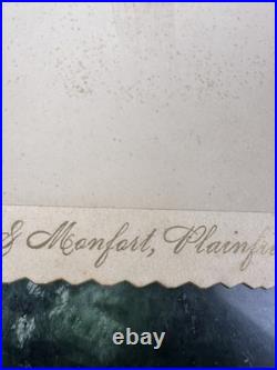 GORGEOUS VICTORIAN AFRICAN AMERICAN YOUNG WOMAN CABINET CARD Fisher & Monfort NJ