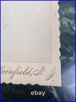 GORGEOUS VICTORIAN AFRICAN AMERICAN YOUNG WOMAN CABINET CARD Fisher & Monfort NJ