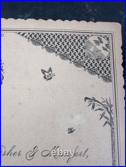 GORGEOUS VICTORIAN AFRICAN AMERICAN YOUNG WOMAN CABINET CARD Fisher & Monfort NJ