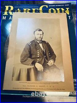 General Ulysses S Grant CIVIL War Original Rare Army Burnham CDV Cabinet Photo