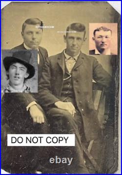 Genuine Billy The Kid & Regulator Gang Member Billy Wilson Tintype Photo Genuine Billy The Kid & Regulator Gang Member Billy Wilson Tintype Photo