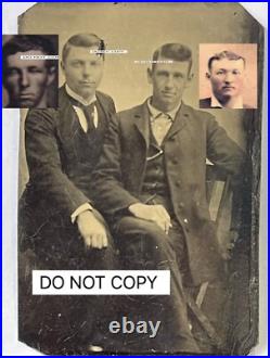 Genuine Billy The Kid & Regulator Gang Member Billy Wilson Tintype Photo