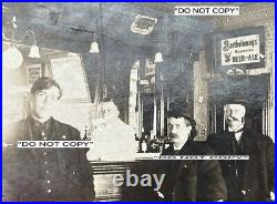 Genuine, Butch Cassidy & Gang Old Tavern Bar Pub Cabinet Card Photo