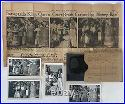 George Fulmer Press Photos Negatives & Newspaper 1953 SARSAPARILLA Florida COA