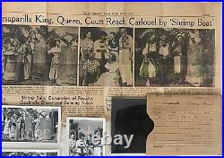 George Fulmer Press Photos Negatives & Newspaper 1953 SARSAPARILLA Florida COA