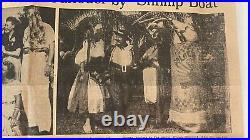 George Fulmer Press Photos Negatives & Newspaper 1953 SARSAPARILLA Florida COA