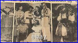 George Fulmer Press Photos Negatives & Newspaper 1953 SARSAPARILLA Florida COA