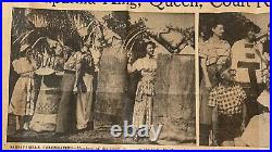 George Fulmer Press Photos Negatives & Newspaper 1953 SARSAPARILLA Florida COA