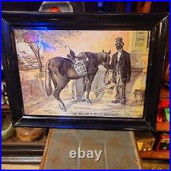 Green River Inn Sign Original c1899 Kentucky Whiskey Advertising Black Americana