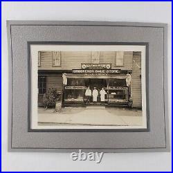 Grosvenor Dale General Store Cabinet Photo c1906 Short Line Ticket Office A196