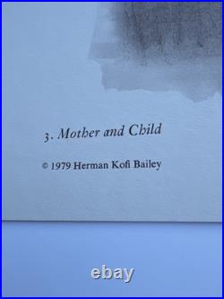 H Kofi Bailey Print Set BLACK AMERICANA COLLECTION FAMOUS PORTRAIT Listed Rare