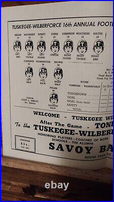 HBCU College 1945 Tuskegee vs Wilberforce Comiskey's Park Chicago
