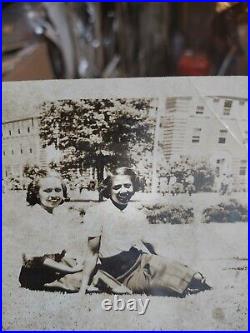 HBCU College's 1950 Clark College lot of 3 Graduation program, pennant, photo