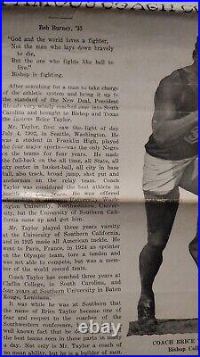 HBCU College1933 The Bishop Herald Famous Coach Brice Taylor