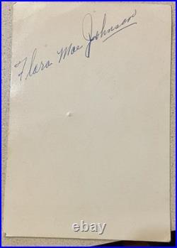 Hard To Find Vintage Freakshow Postcard Of Baby Flo