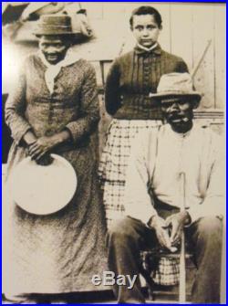 Harriet Tubman With Slaves She Helped Free Matted Photo