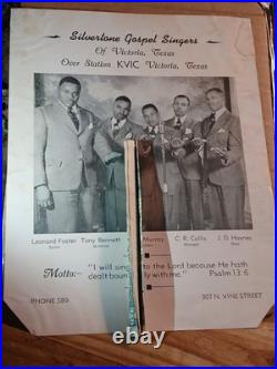 Hbcu College Rare Silverstone Gospels Singers VICTORIA TEXAS
