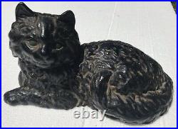 Hubley Black Cat Cast Iron Doorstop #1248