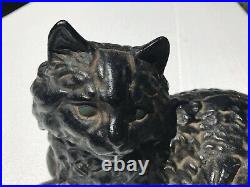 Hubley Black Cat Cast Iron Doorstop #1248