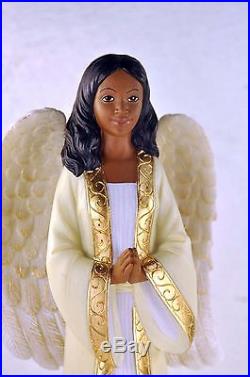 Humble Prayer Angel Figurine African American NEW