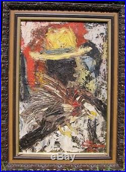 Important Oil Painting by DON MCILVAINE D. C. Born Chicago Black Artist LISTED