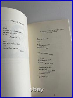 JAMES KWAME CLAY SIGNED Spirit Songs A Poembook Cincinnati 1981 Black Poetry