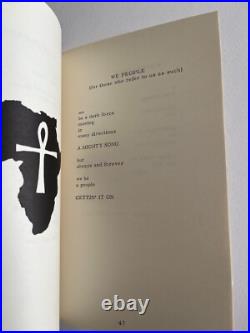 JAMES KWAME CLAY SIGNED Spirit Songs A Poembook Cincinnati 1981 Black Poetry