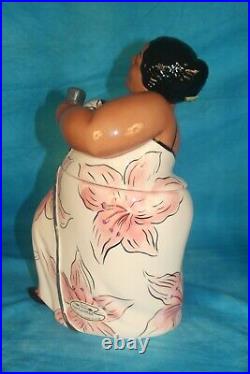 Jazz Diva / Cookie Jar by Clay Art / Jazz Singer and matching Salt and Pepper