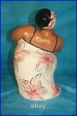 Jazz Diva / Cookie Jar by Clay Art / Jazz Singer and matching Salt and Pepper