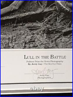 Jerry Gay Lull in the Battle Original LE Photo Pulitzer Prize Firefighters