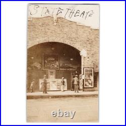 Jim Crow Era Photograph of Black Families at State Theatre 1928 Movie Posters