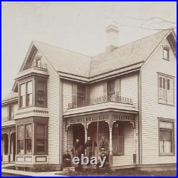 John Hechtner House Princeton Cabinet Photo c1885 Illinois Antique Card Old A157