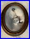 LARGE 16x12 ANTIQUE VINTAGE c. 1912 BLACK AMERICANA BOY PHOTO PORTRAIT ORIG FRAME
