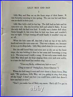 LILLY MAY AND DAN TWO CHILDREN OF THE SOUTH Marel Brown 1st Ed African Am 1946