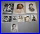 LOT of 9 B&W Black & White Family Photos Photographs Children Women Men VINTAGE