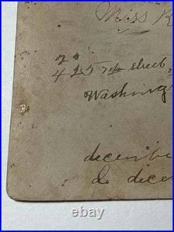 LUCY REDMAN Washington D. C. ID antique Cabinet Photo African American Black