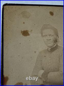 LUCY REDMAN Washington D. C. ID antique Cabinet Photo African American Black