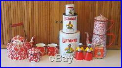 Luzianne Coffee Collection Salt, Pepper, 3 Lb, 1 Lb, Sample Cans & Biggin +++++