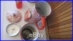 Luzianne Coffee Collection Salt, Pepper, 3 Lb, 1 Lb, Sample Cans & Biggin +++++