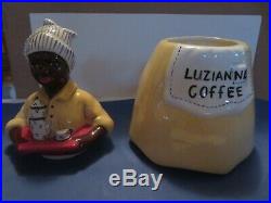 LUZIANNE COFFEE Mammy Cookie Jar Hand Crafted made in USA ONE OF A KIND