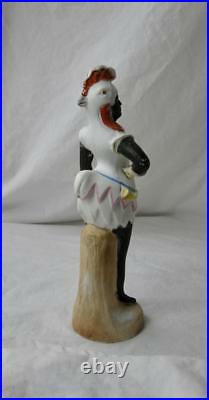 Lady In Rooster Costume Germany Schafer Vater Black Americana c1920s Burlesque