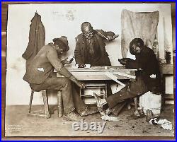 Large Black And White Photograph 1898 Knaffl Bros. Americana Propaganda Called