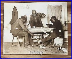 Large Black And White Photograph 1898 Knaffl Bros. Americana Propaganda Called