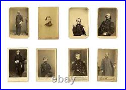 Large Lot Of Civil War Generals / 1860s CDV Soldier Photos