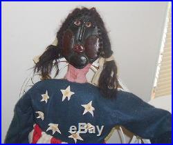 Large Patriotic Themed Black Americana Doll