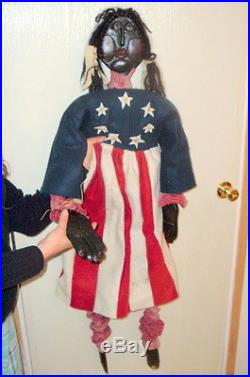 Large Patriotic Themed Black Americana Doll